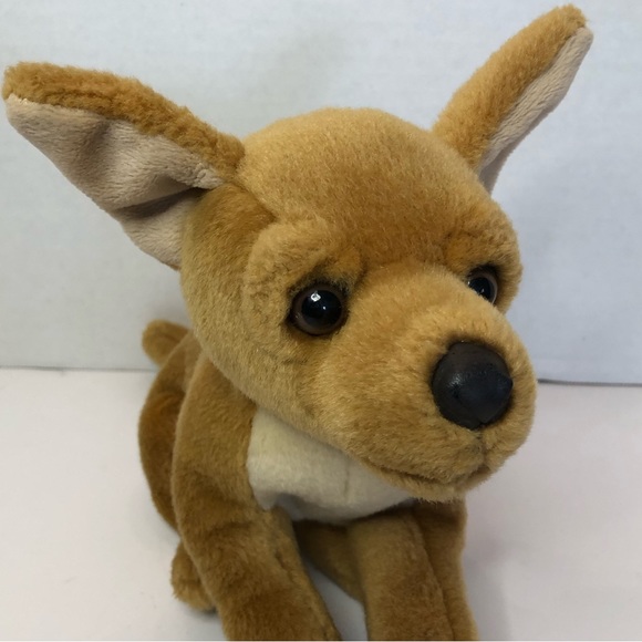 Toys Chihuahua Realistic Light Brown Dog Stuffed Animal Plush 12 Inches Poshmark